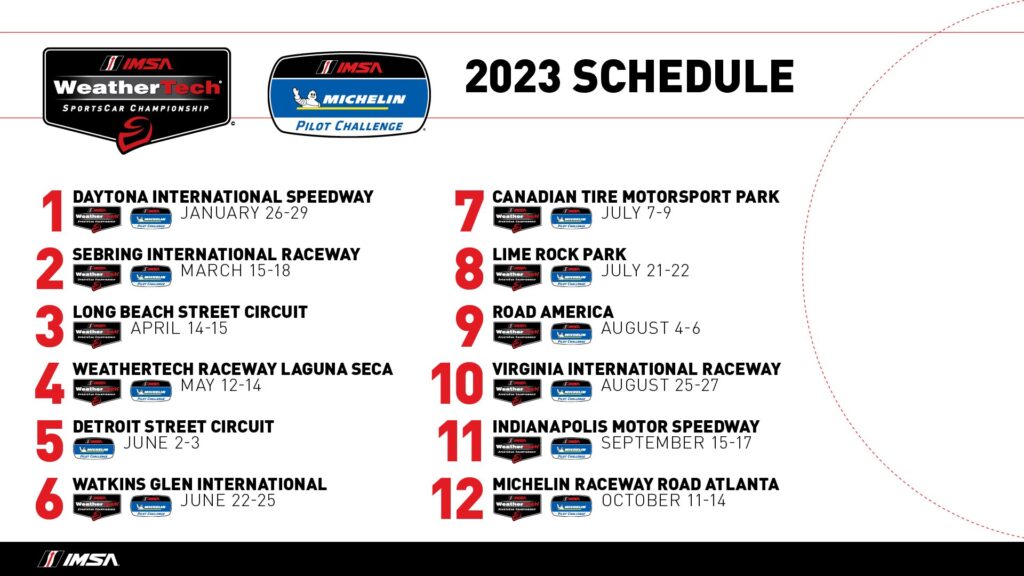 Imsa Race Calendar Sibel Drusilla